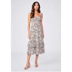 PAIGE Floral Sleeveless Maxi Dress